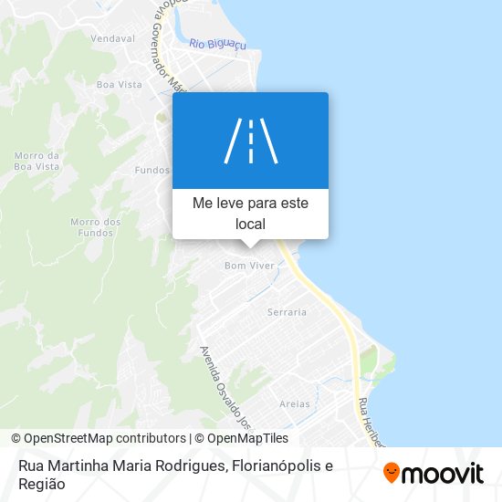 Rua Martinha Maria Rodrigues mapa