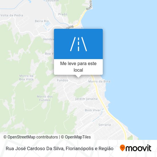 Rua José Cardoso Da Silva mapa