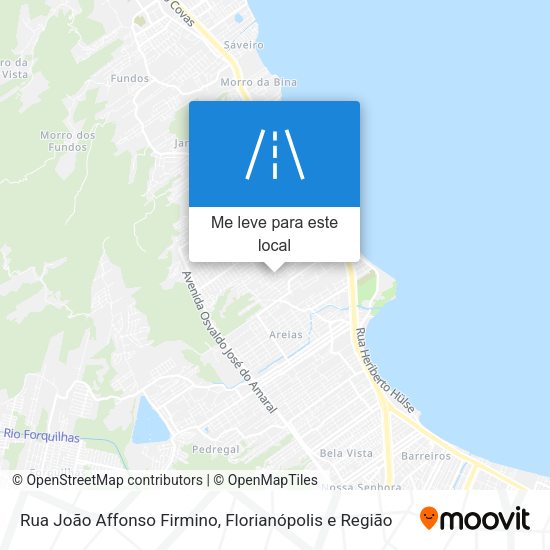 Rua João Affonso Firmino mapa
