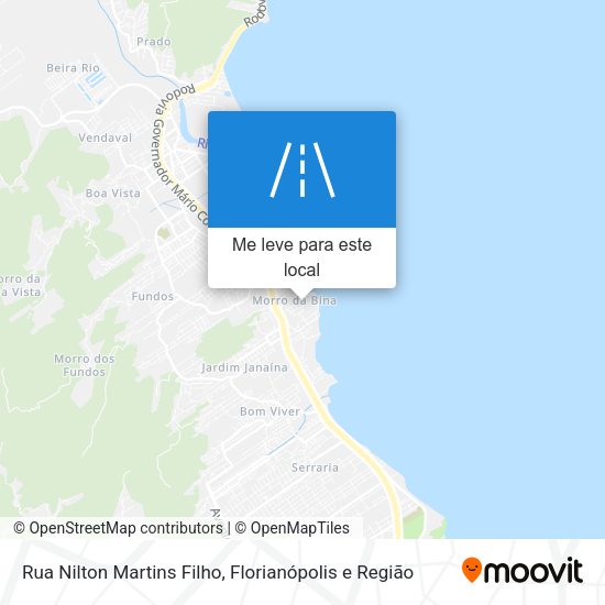 Rua Nilton Martins Filho mapa