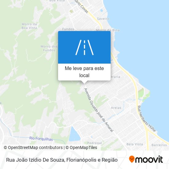 Rua João Izídio De Souza mapa