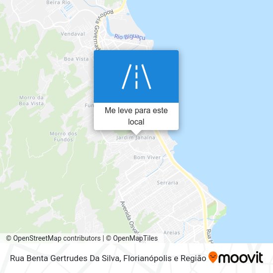 Rua Benta Gertrudes Da Silva mapa