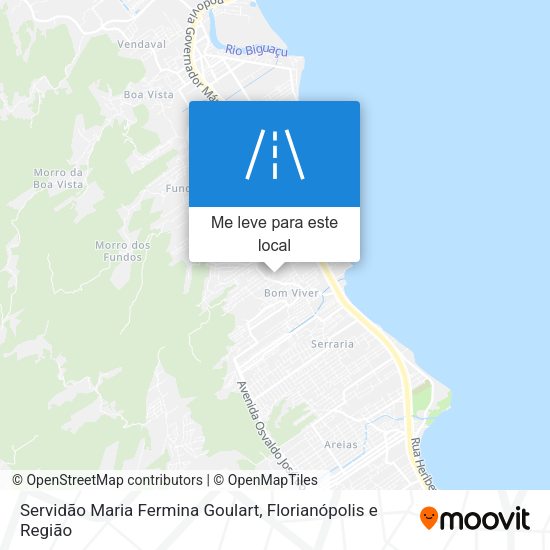 Servidão Maria Fermina Goulart mapa