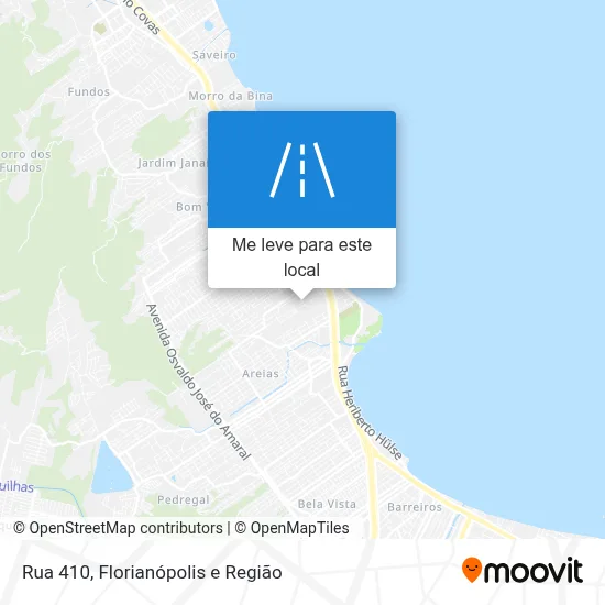 Rua 410 mapa