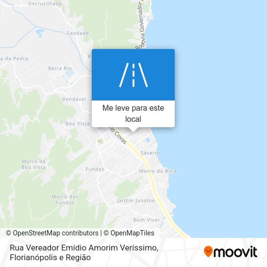 Rua Vereador Emídio Amorim Veríssimo mapa
