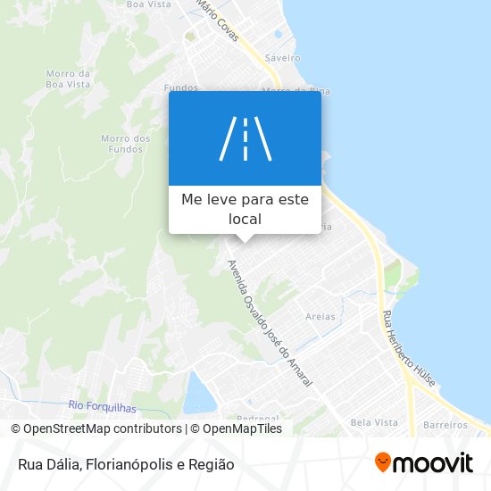 Rua Dália mapa