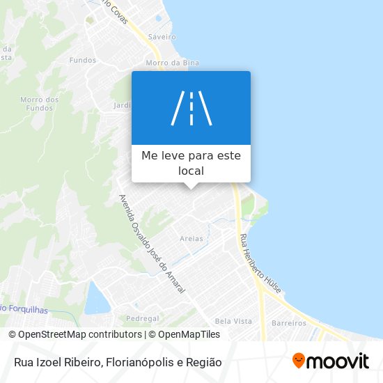 Rua Izoel Ribeiro mapa