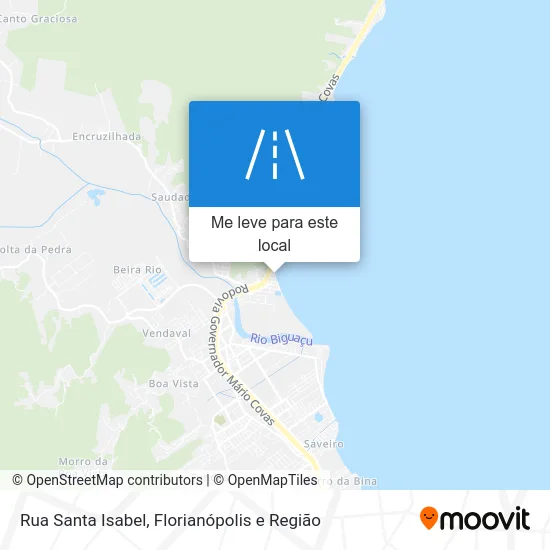 Rua Santa Isabel mapa