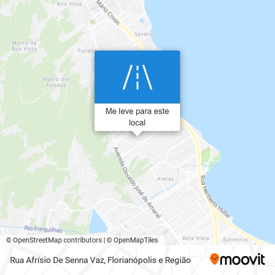 Rua Afrísio De Senna Vaz mapa