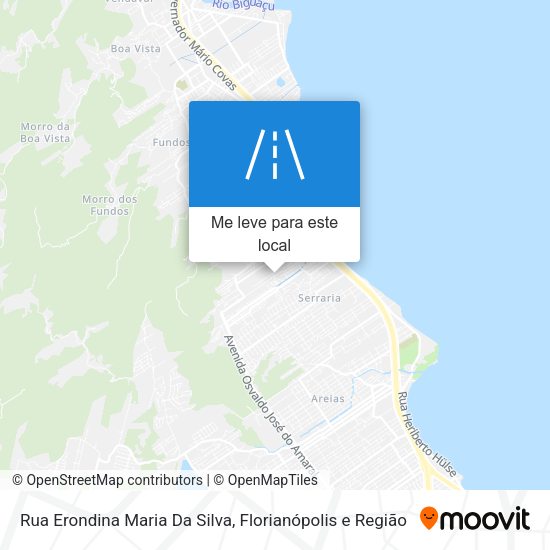 Rua Erondina Maria Da Silva mapa
