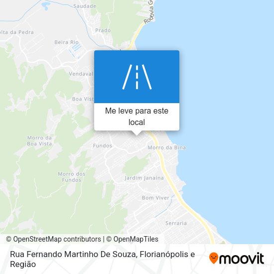 Rua Fernando Martinho De Souza mapa