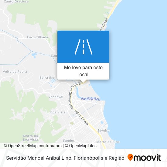 Servidão Manoel Aníbal Lino mapa