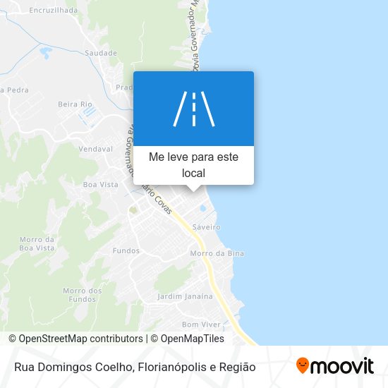 Rua Domingos Coelho mapa