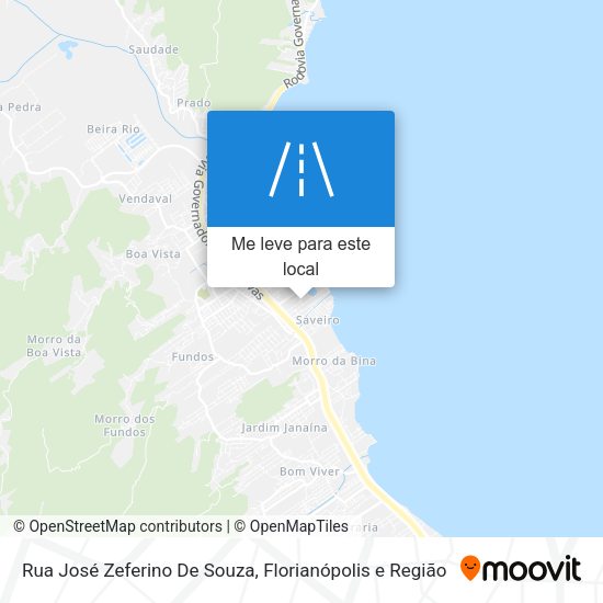 Rua José Zeferino De Souza mapa