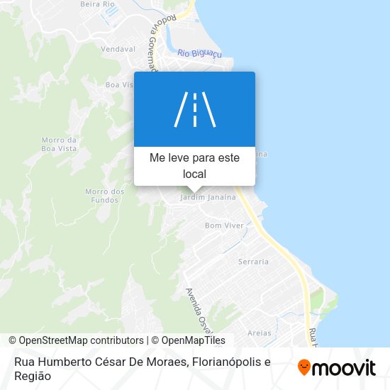Rua Humberto César De Moraes mapa