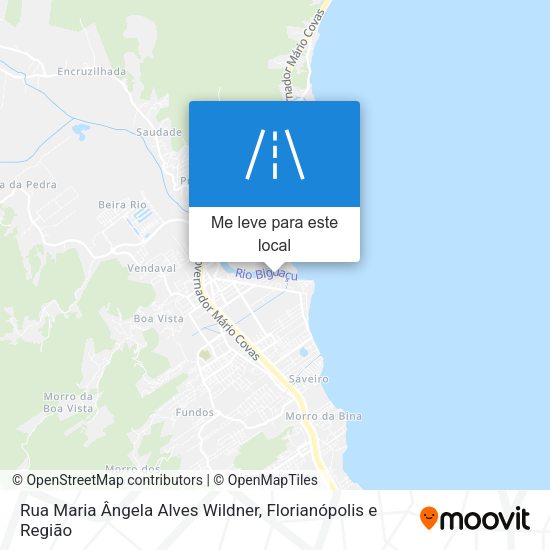 Rua Maria Ângela Alves Wildner mapa
