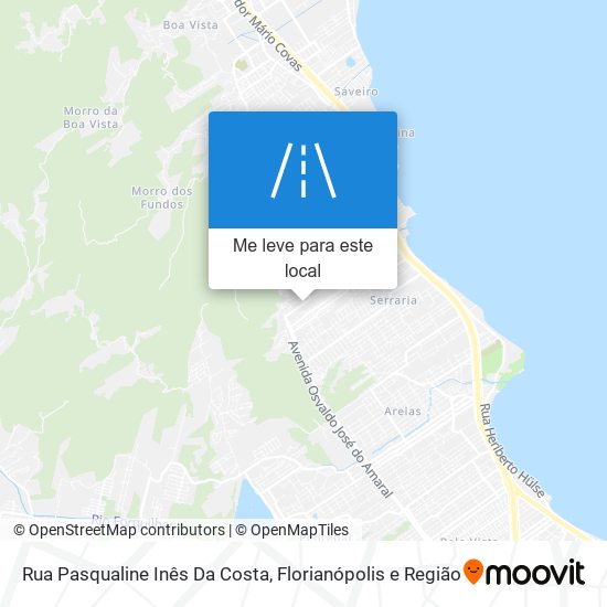 Rua Pasqualine Inês Da Costa mapa