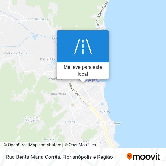 Rua Benta Maria Corrêa mapa