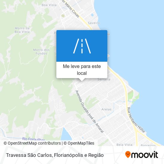 Travessa São Carlos mapa