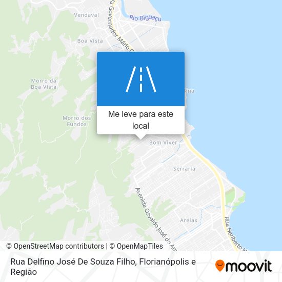 Rua Delfino José De Souza Filho mapa