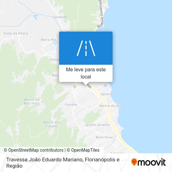 Travessa João Eduardo Mariano mapa