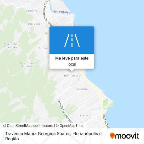 Travessa Maura Georgina Soares mapa