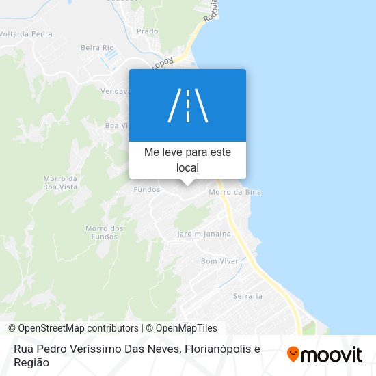 Rua Pedro Veríssimo Das Neves mapa
