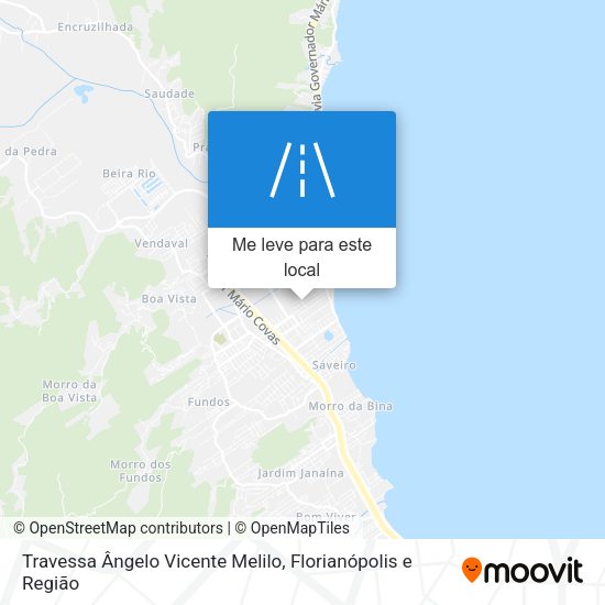 Travessa Ângelo Vicente Melilo mapa