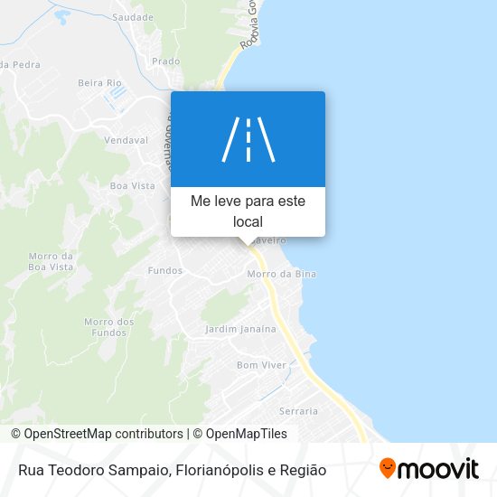 Rua Teodoro Sampaio mapa