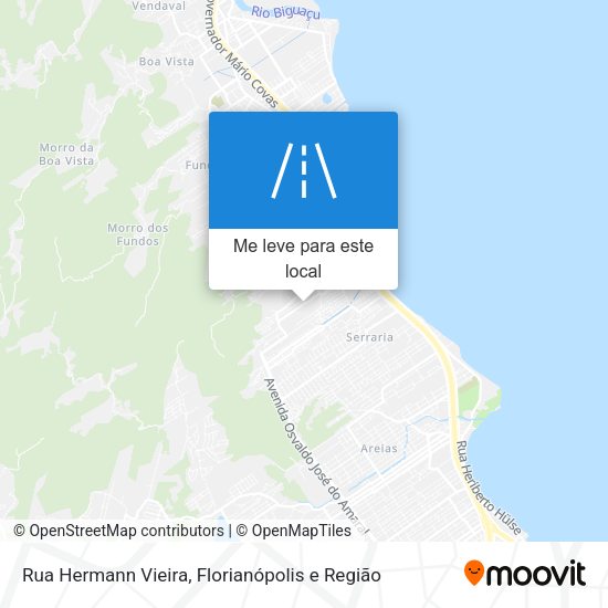 Rua Hermann Vieira mapa