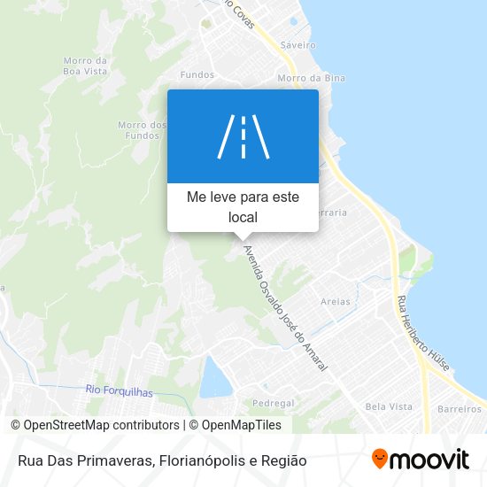 Rua Das Primaveras mapa