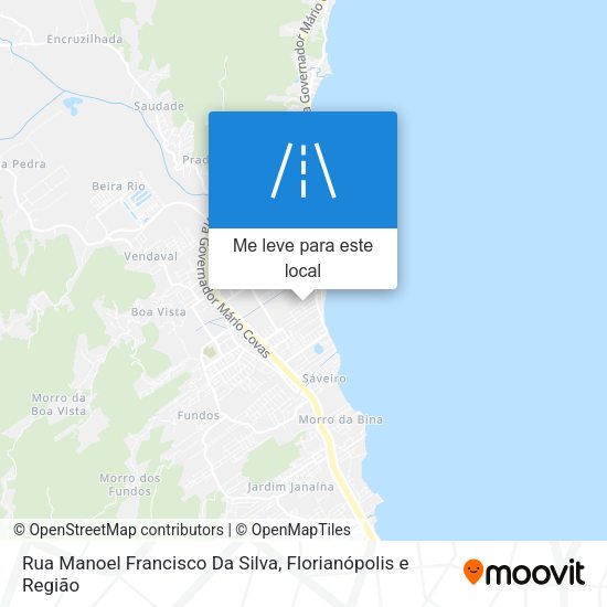 Rua Manoel Francisco Da Silva mapa