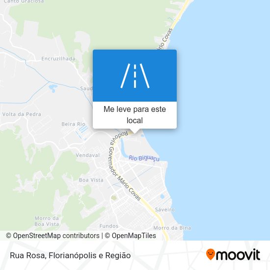 Rua Rosa mapa