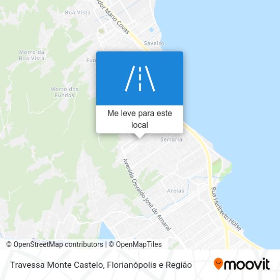 Travessa Monte Castelo mapa