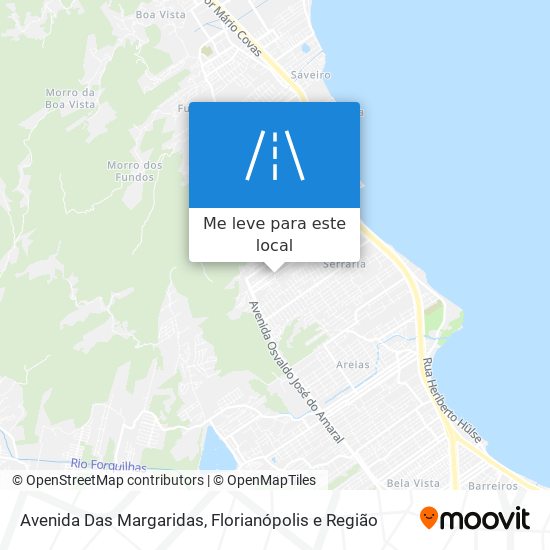 Avenida Das Margaridas mapa