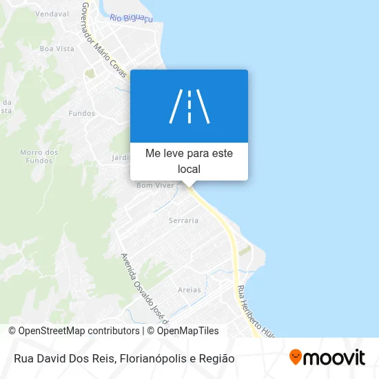Rua David Dos Reis mapa