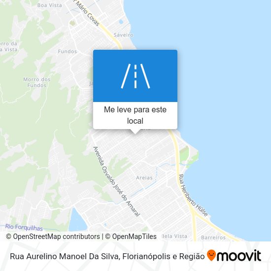 Rua Aurelino Manoel Da Silva mapa