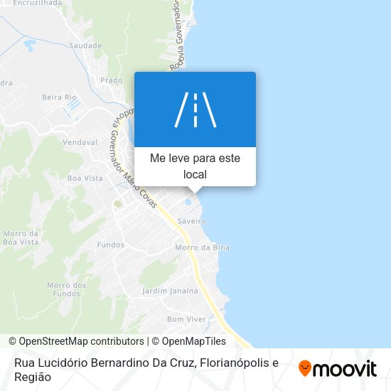 Rua Lucidório Bernardino Da Cruz mapa