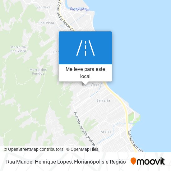 Rua Manoel Henrique Lopes mapa