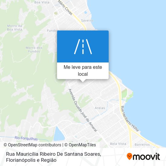 Rua Mauricília Ribeiro De Santana Soares mapa