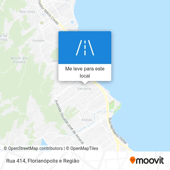 Rua 414 mapa