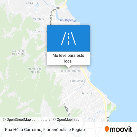 Rua Hélio Carreirão mapa