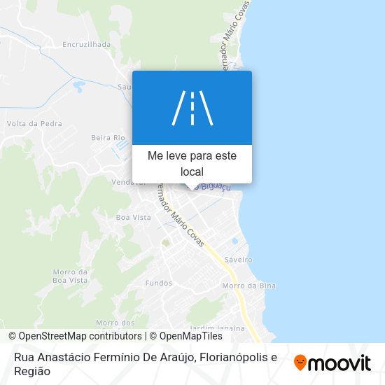 Rua Anastácio Fermínio De Araújo mapa