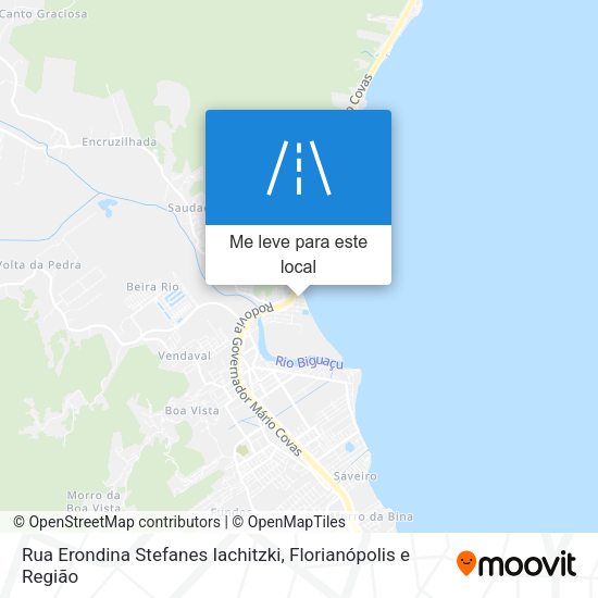 Rua Erondina Stefanes Iachitzki mapa