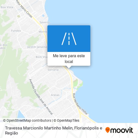 Travessa Marcionilo Martinho Melin mapa