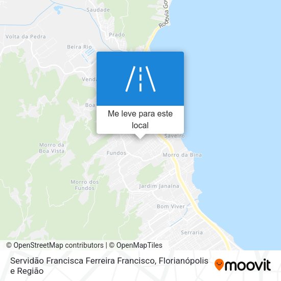 Servidão Francisca Ferreira Francisco mapa