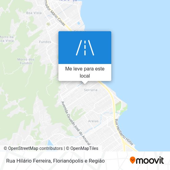 Rua Hilário Ferreira mapa