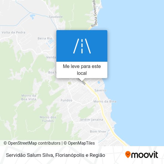 Servidão Salum Silva mapa