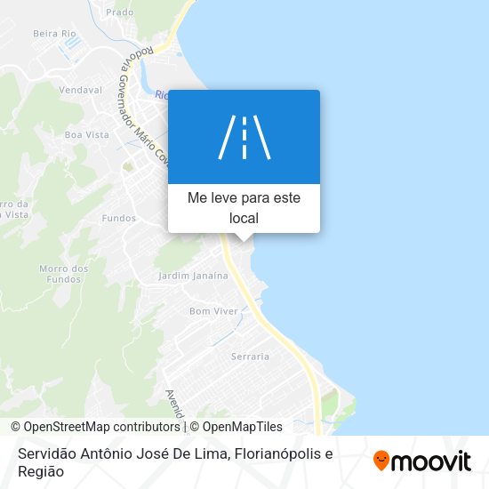Servidão Antônio José De Lima mapa