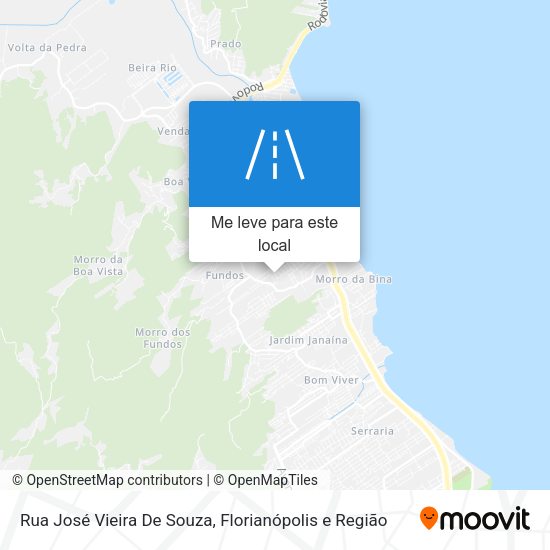 Rua José Vieira De Souza mapa